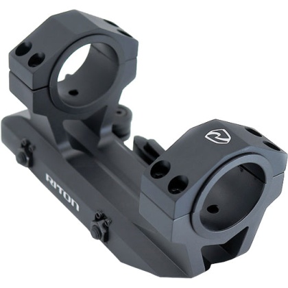 Riton Quick Detach Scope Mount - For 30mm And 1" Tube Black