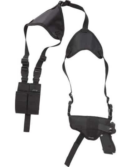 Bulldog Deluxe Hztl-shoulder - Hlstr Ambi Sub Compt 2-3." Blk