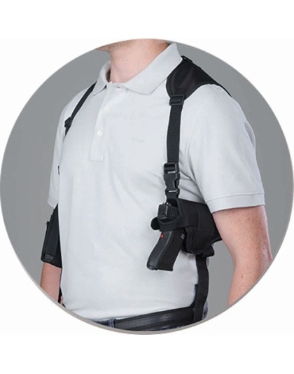Bulldog Deluxe Hztl-shoulder - Hlstr Ambi Sub Compt 2-3." Blk