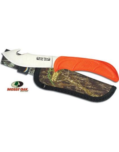 Outdoor Edge Wild Skin 4.0" - Guthook Knife W- Mo Sheath