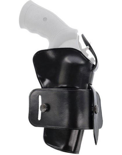Galco Wheelgunner Belt Holster - Amb Leather S&w L Fr 686 4" Bl