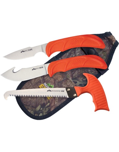 Outdoor Edge Wildguide 3 Piece - Hunting Combo W-mo Sheath