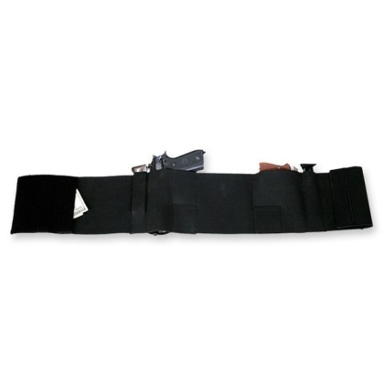 Bulldog Belly Wrap Holster Blk - X-large  Holds 2 Guns & 2 Mags