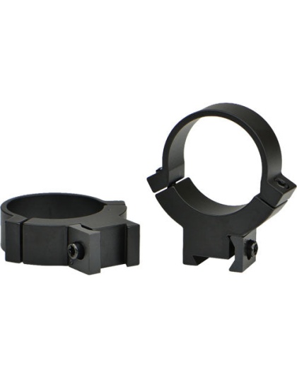 Warne Rings 7.3-22 30mm High - Matte 3-8 Or 11mm Dovetail