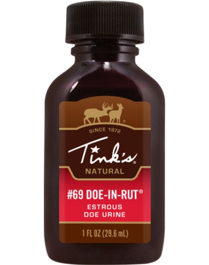 Tinks Deer Lure #69 Doe-in-rut - 1fl Oz Squirt Top Bottle