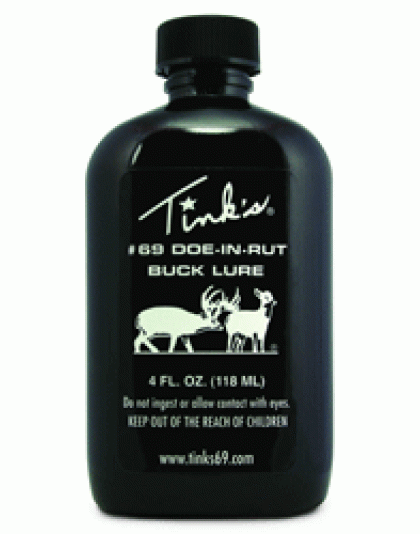 Tinks Deer Lure #69 Doe-in-rut - 4fl Oz Squirt Top Bottle
