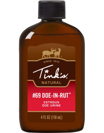 Tinks Deer Lure #69 Doe-in-rut - 4fl Oz Squirt Top Bottle