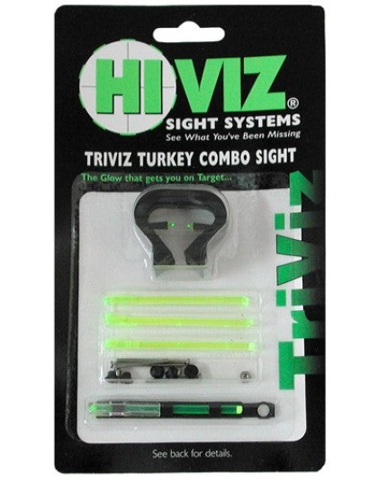 Hiviz Shotgun Deer-turkey Set - Triviz 1-4"-3-8" Vent Ribs