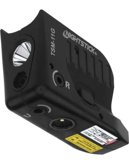 Nightstick Sub-compact Weapon - Light W-grn Laser Glock 42-43x