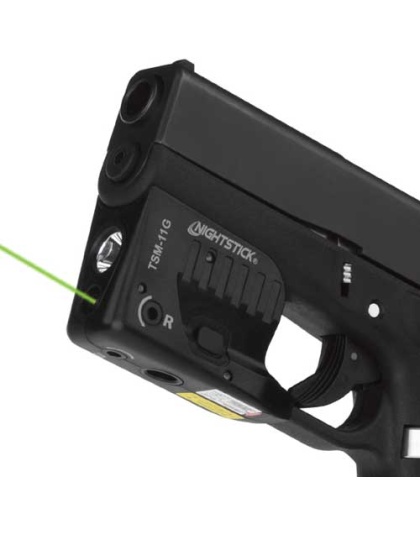 Nightstick Sub-compact Weapon - Light W-grn Laser Glock 42-43x