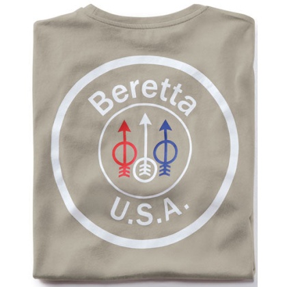 Beretta T-shirt Usa Logo - X-large Dove Grey