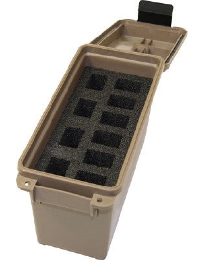 Mtm Tactical Magazine Can Dark - Earth Holds 10 Ds Handgun Mags