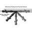 Utg Bipod Recon Flex Keymod - Matte Blk Center H 5.7"-8"