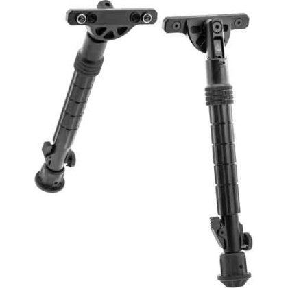 Utg Bipod Recon Flex Keymod - Matte Blk Center H 8.0"-11.8"