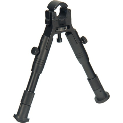 Utg Bipod Clamp On Center Ht - 6.2"-6.7" W-rubber Foot Pads