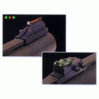 Truglo Sight Set Pro Series - Slug Gun 1-4" Rib Red-green