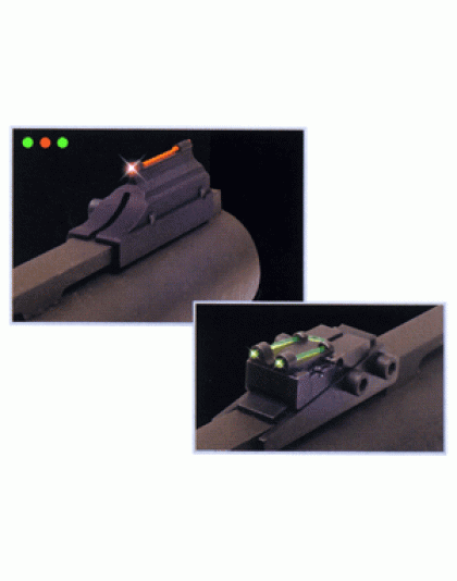 Truglo Sight Set Pro Series - Slug Gun 1-4" Rib Red-green