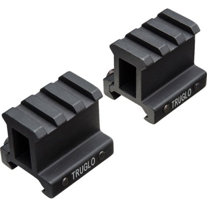 Truglo 2-piece Picatinny Riser - Mount 1" Rise 1.36" Length