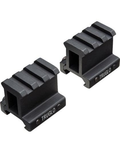 Truglo 2-piece Picatinny Riser - Mount 1" Rise 1.36" Length