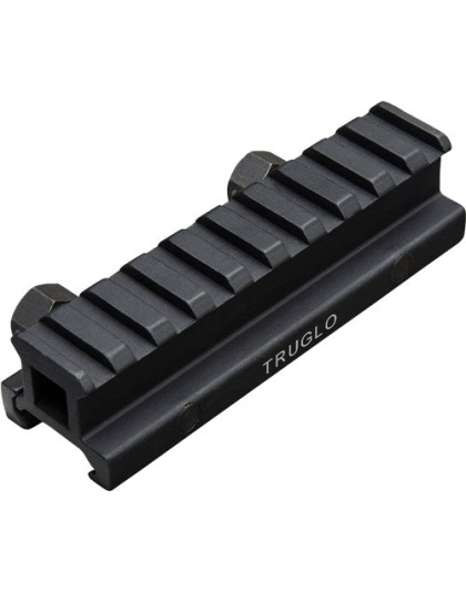 Truglo 1-piece Picatinny Riser - Mount 3-4" Rise 4" Length