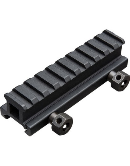 Truglo 1-piece Picatinny Riser - Mount 3-4" Rise 4" Length