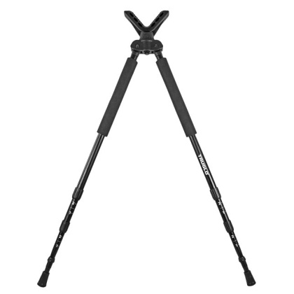 Truglo Solid Shot Bi-pod - 21"-40" Black W-neoprene Hndle