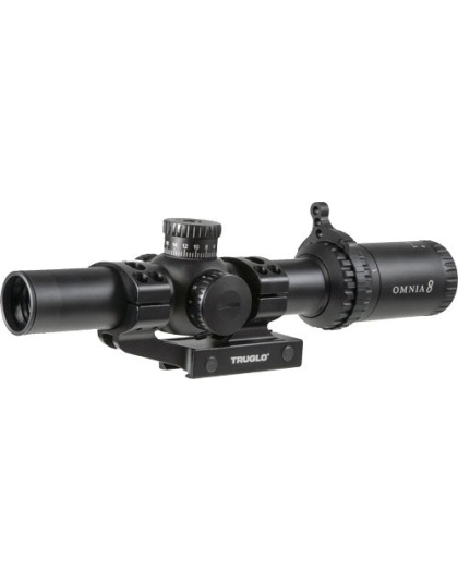 Truglo Omnia 1-8x24mm Scope - 30mm Tube Ir Sp W-1pc Mount Do