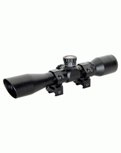 Truglo Tru-brite 4x32mm Scope - Tactical Mil-dot W-rings Black