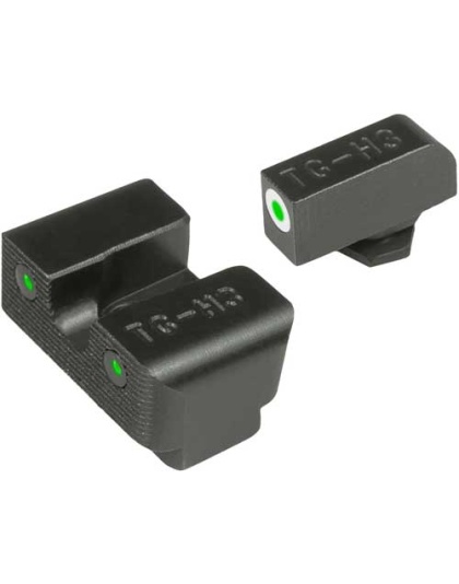 Truglo Sight Set Glock Low - Tritium Pro White W- U-notch