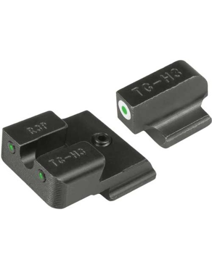 Truglo Sight Set Ruger Americn - Tritium Pro White W- U-notch
