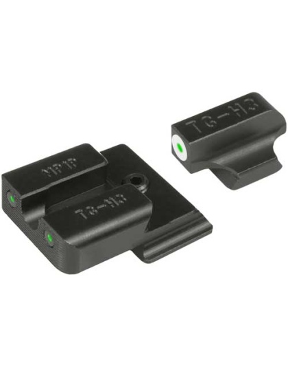 Truglo Sight Set S&w M&p - Tritium Pro White W- U-notch