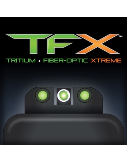 Truglo Sight Set Walther Ccp - Tfx Tritium-fiber Optic Green