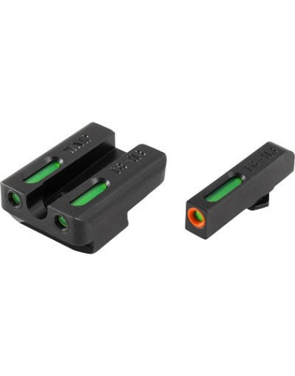 Truglo Sight Set Walther Ppq - Tfx Pro Green-orange Outline