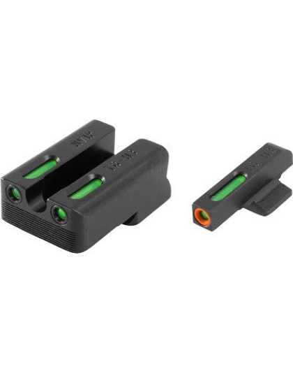 Truglo Sight Set 1911 260-450 - Tfx Pro Green-orange Outline