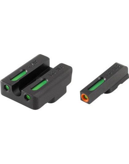 Truglo Sight Set Cz 75 Series - Tfx Pro Green-orange Outline