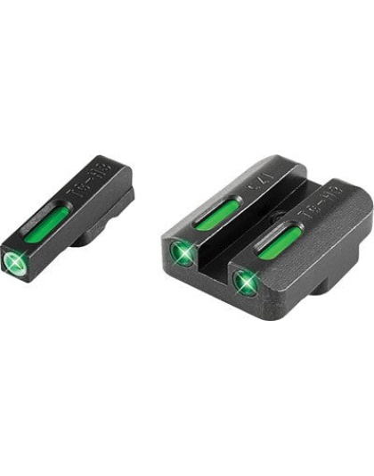 Truglo Sight Set Cz 75 Series - Tfx Tritium-fiber Optic Green