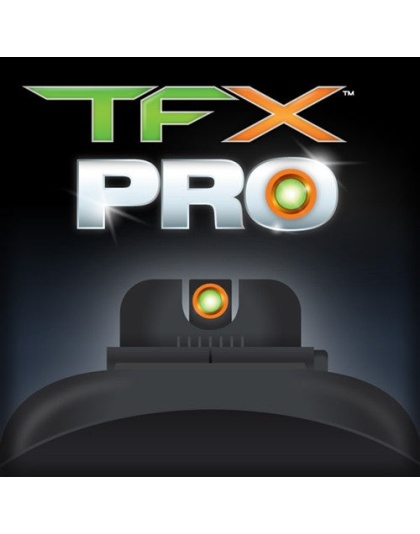 Truglo Sight Set Ruger Americn - Tfx Pro Green-orange Outline