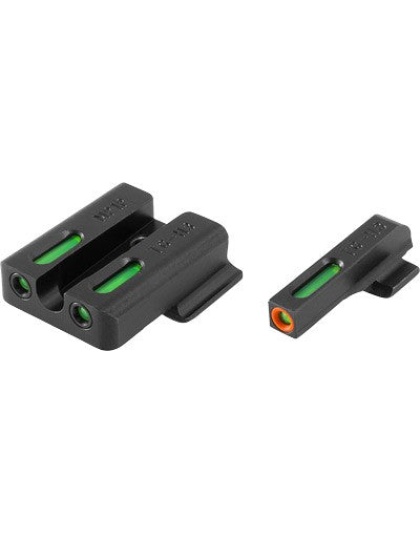 Truglo Sight Set S&w M&p Most - Tfx Pro Green-orange Outline