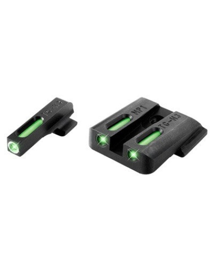 Truglo Sight Set S&w M&p - Tfx Tritium-fiber Optic Green