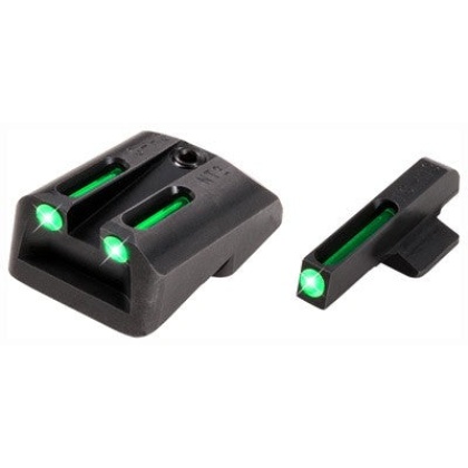 Truglo Sight Set 1911 3" - .45acp Tritium-fiber Opt. Grn