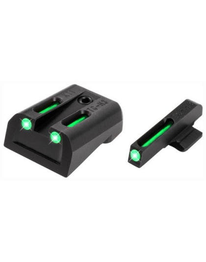 Truglo Sight Set Kimber Pistol - Tritium-fiber Optic Green