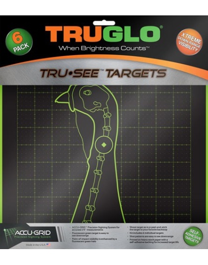 Truglo Tru-see Reactive Target - Turkey 6-pack