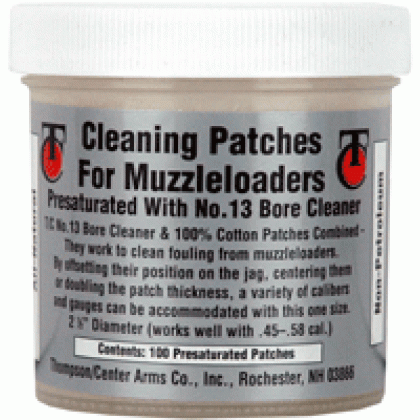 T-c Cleaning Patches 2.5" Dia. - Pre-saturated W-no.13 100-pack