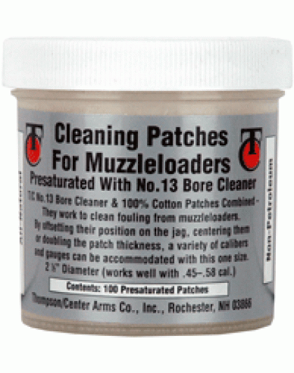 T-c Cleaning Patches 2.5" Dia. - Pre-saturated W-no.13 100-pack