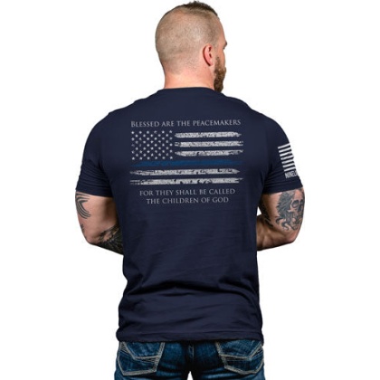 Nine Line Apparel Thin Blue - Line Men's T-shirt Navy Large