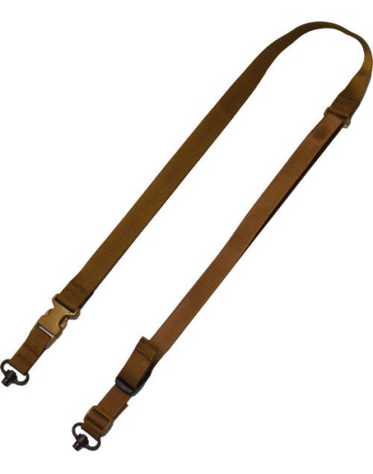 Tac Shield Sling Tactical - 2-point Qd W-fast Adj Coyote