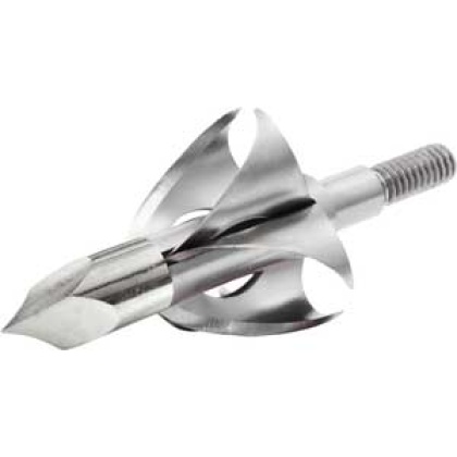 Flying Arrow Broadhead Toxic - 100gr 7-8" Cut 3-pk Silver