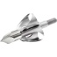 Flying Arrow Broadhead Toxic - 100gr 7-8" Cut 3-pk Silver