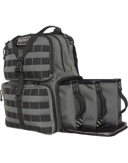 Gps Tactical Range Backpack - W-waist Strap Gray Nylon