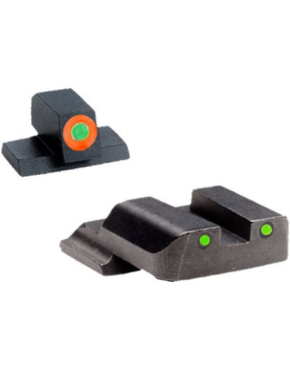 Ameriglo Tritium Spartan Oper. - Green-green S&w M&p (most)